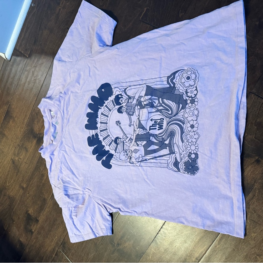 The Who band tour shirt purple